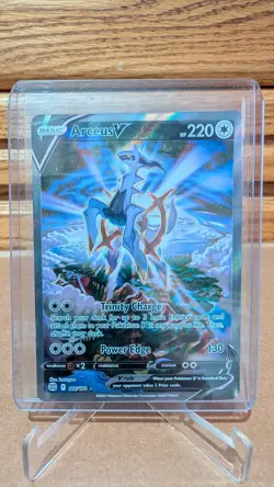 Pokemon TCG: Arceus V (Alternate Full Art) 166/172 SWSH09: Brilliant Stars - NM - Image 1