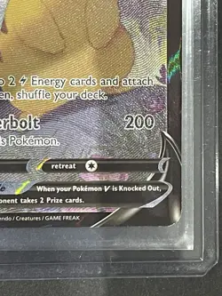 Pikachu V ⭐ TG16/TG30 Holo V Rare Lost Origin Trainer Gallery 2022 Pokemon NM - Image 5