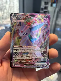 ESPEON VMAX 065/203 HOLO RARE VMAX EVOLVING SKIES POKEMON NEAR MINT - Image 1