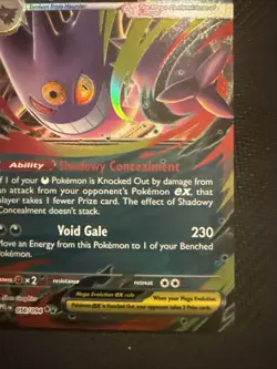 Pokemon TCG Mega Gengar ex 056/094 Me02: Phantasmal Flames US SELLER - Image 4