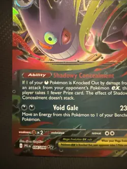 Pokemon TCG Mega Gengar ex 056/094 Me02: Phantasmal Flames US SELLER - Image 5