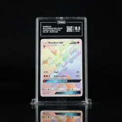 Pokemon Blaziken GX (Secret) #170/168 Celestial Storm Holo Tag Graded NM MT+8.5 - Image 1