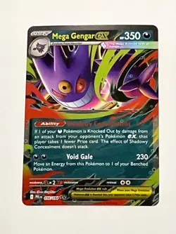 Mega Gengar EX #056/094 Phantasmal Flames Pokemon 2025 NM - Image 1