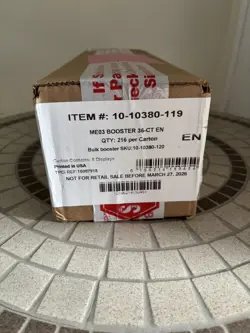 Pokemon TCG ME3 Mega Evolutions Perfect Order Booster Box X6 Sealed Case - Image 1