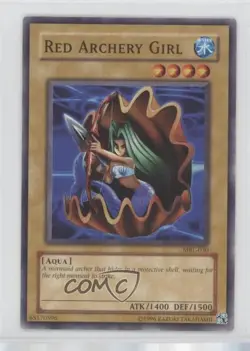 Red Archery Girl Unlimited YuGiOh Magic Ruler Booster #MRL-030 2002 - Image 1
