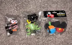 Disney Mickey Mouse and Goofy Antenna Toppers Lot of 4 Frog And owl - Image 1