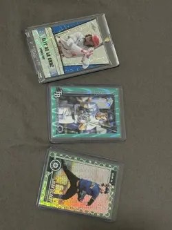 Topps 2024 MLB Baseball Card Lot 3 Rookie Serial # Elly De La Cruz Gilbert - Image 1