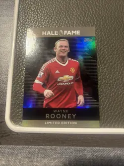 Topps Premier League 2026 Wayne Rooney Hall of Fame Card #HOF17 - Image 1