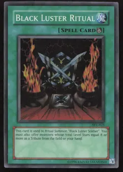 Yu-Gi-Oh TCG #SYE-025 Black Luster Ritual Super Rare - Image 1