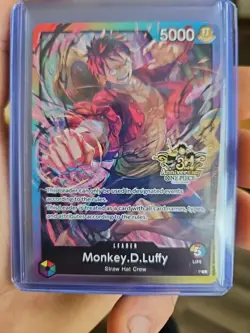 Monkey.D.Luffy Leader 3rd Anniversary Tournament 3 Brothers Pack Promo - Image 2