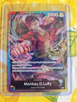 Monkey.D.Luffy Leader 3rd Anniversary Tournament 3 Brothers Pack Promo - Image 3