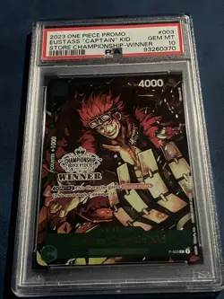 Eustass Captain Kid - PSA 10 - Store Championship Winner - Promo - One Piece - Image 1