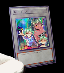 Rin Yugioh ARC-V Waifu Token Uncensored Secret Rare Alt Art Holo Fan Custom - Image 4