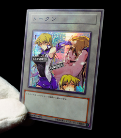 Alexis Rhodes Yugioh Waifu Token Uncensored Secret Rare Alt Art Holo Fan Custom - Image 4
