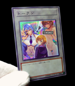 Skye Zaizen Yugioh Vrains Waifu Token Uncensored Secret Rare Alt Art Holo Custom - Image 3