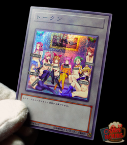 Best Girls Group Yugioh Waifu Token Uncensored Secret Rare Alt Art Holo Custom - Image 1