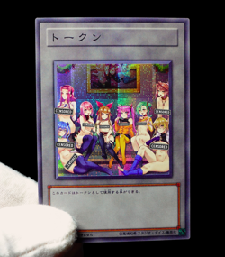 Best Girls Group Yugioh Waifu Token Uncensored Secret Rare Alt Art Holo Custom - Image 3