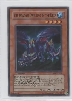 The Dragon Dwelling in Deep (Super Rare) 1st Ed. YuGiOh Absolute Powerforce 2010 - Image 1