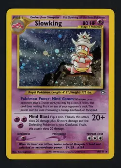 Slowking 14/111 Neo Genesis Unlimited Holo Rare Pokemon TCG - Image 1