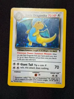 Pokemon Dark Dragonite 5/110 Holo Legendary Collection 2002 LP/NM - Image 2