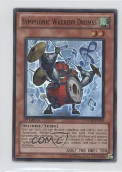 Symphonic Warrior Drumss 1st Ed. YuGiOh Storm of Ragnarok #STOR-EN034 - Image 1
