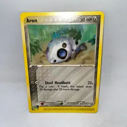 Aron 56/100 Common Sandstorm Pokemon Lightly Played - Image 1