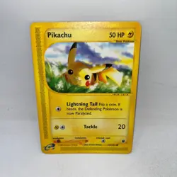 Pikachu 124/165 Common Expedition Base Set Pokemon Moderately Played - Image 1