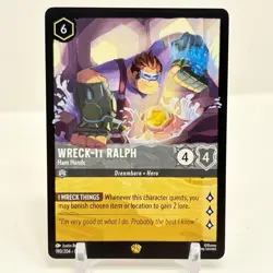 Disney Lorcana Azurite Sea Wreck It Ralph Ham Hands 190/204 NM - Image 1