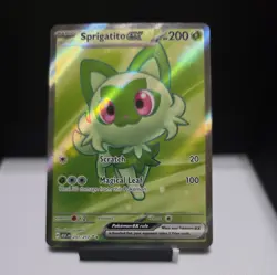 Pokemon Sprigatito EX 251/217 Holo ASC Basic Grass HP 200 Pokemon TCG Card - Image 1