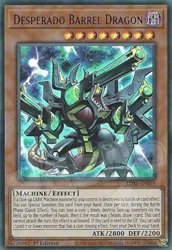 Yugioh Desperado Barrel Dragon 1st Edition Ultra Rare Purple NM - Free Holo Card - Image 1