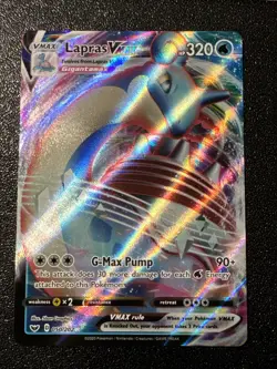 Pokemon Card Lapras VMAX 050/202SWSH01 Sword & Shield Holo - Image 1