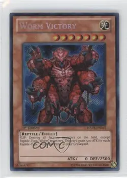 Worm Victory 1st Ed. YuGiOh Hidden Arsenal 3 #HA03-EN025 2010 - Image 1