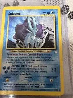 Pokemon TCG Suicune Neo Revelation Holo Card 14/64 Unlimited Rare - Image 1