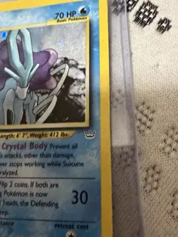 Pokemon TCG Suicune Neo Revelation Holo Card 14/64 Unlimited Rare - Image 5