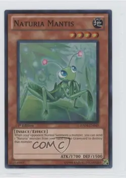 Naturia Mantis 1st Ed. YuGiOh Hidden Arsenal 4: Trishula's Triumph #HA04-EN049 - Image 1