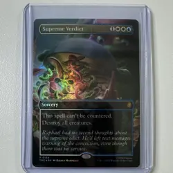 Wizards Supreme Verdict Commander TMNT Sorcery Foil White Blue 0134 Marinescu - Image 1