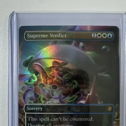 Wizards Supreme Verdict Commander TMNT Sorcery Foil White Blue 0134 Marinescu - Image 3