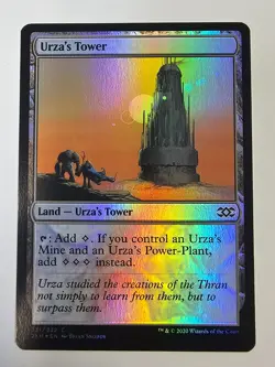 Mtg - Urza's Tower (Foil) - Double Masters - Common - #331 - NM - Image 1