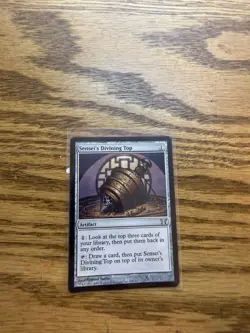 **Sensei's Divining Top** ~Champions of Kamigawa~ MTG: Magic, Moderate Play LP - Image 1
