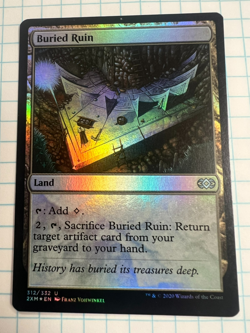 Mtg - Buried Ruin (Foil) - Double Masters - Uncommon - #312 - NM - Image 1