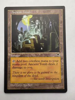 Ancient Tomb 315 Uncommon Tempest MTG Near Mint - Image 1