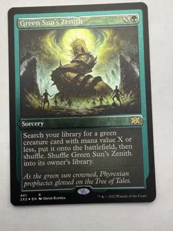 Green Sun's Zenith (Foil Etched) 461 Double Masters 2022 MTG Foil NM - Image 1