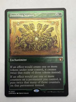 Doubling Season (Foil Etched) 557 Commander Masters MTG Foil NM - Image 1