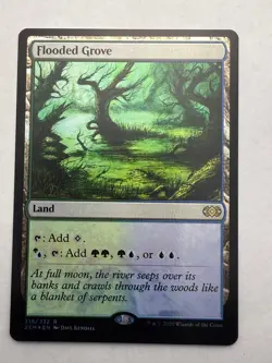 Flooded Grove 318 Rare Double Masters MTG Foil Near Mint - Image 1