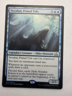 Nezahal, Primal Tide 045/196 Foil RIX MTG NM - Image 1