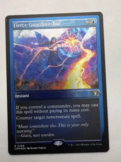 Fierce Guardianship (Foil Etched) 489 Commander Masters MTG Foil NM - Image 1