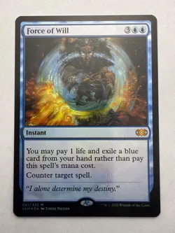 Force of Will 51 Mythic Double Masters MTG Foil Near Mint - Image 1