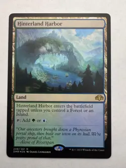 Hinterland Harbor 240 Rare Dominaria MTG Foil Near Mint - Image 1
