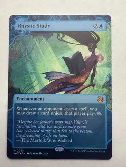Rhystic Study 25 Wilds of Eldraine: Enchanting Tales MTG Foil NM - Image 1
