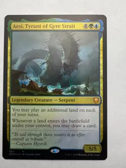 Aesi, Tyrant of Gyre Strait 365 Commander Legends MTG Foil NM - Image 1